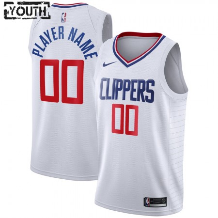 Maillot Basket Los Angeles Clippers Personnalisé 2020-21 Nike Association Edition Swingman - Enfant